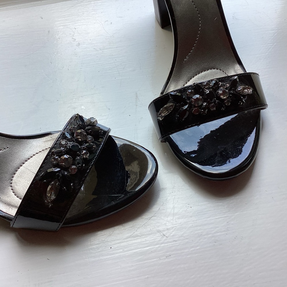Bandalino Emblellished Patent Heels